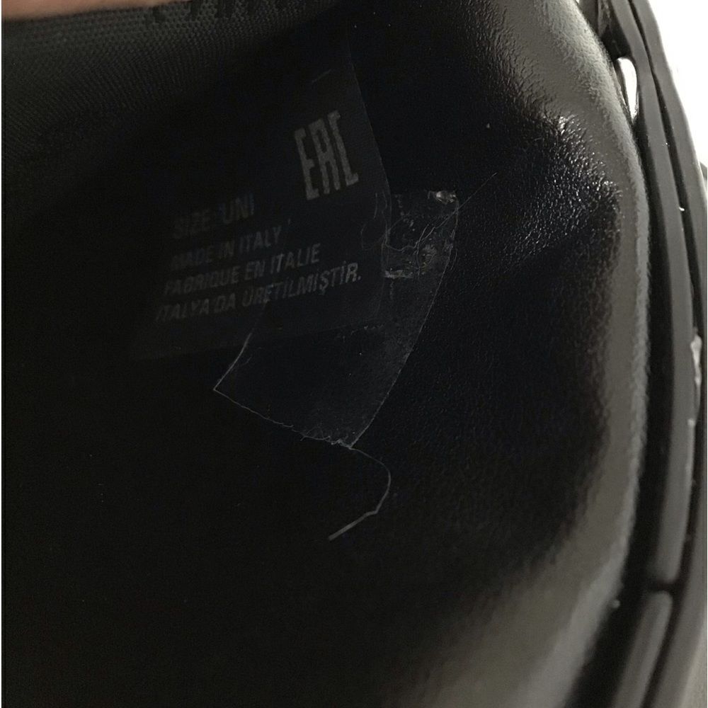MM6 Maison Margiela Logo Black Folding Small Wallet On A Chain - Picture 12 of 16